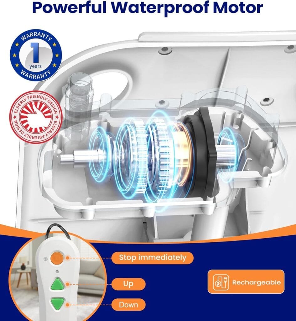 MAIDeSITe Electric Chair Lift, Get Up from Floor, Floor Lift for Elderly, Can be Raised to 20”, Help You Stand Up Again, Support Up to 300 LBS, Item Weight 30 LBS, FSA HSA Eligible, JC35M3 MAIDeSITe Electric Chair Lift, Get Up from Floor, Floor Lift for Elderly, Can be Raised to 20”, Help You Stand Up Again, Support Up to 300 LBS, Item Weight 30 LBS, FSA HSA Eligible, JC35M3