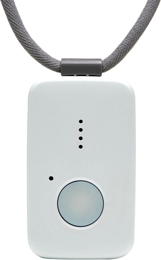 Medical Guardian MGMini – Medical Alert Necklace Systems for Seniors- Fast, Reliable Water-Resistant Panic Button, 4G GPS Tracker with 24/7 Emergency Operator Care -Includes Step Tracking (White)