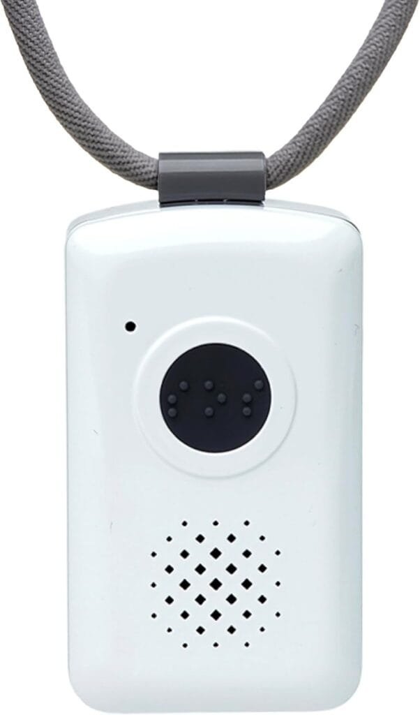 Medical Guardian MGMobile – Medical Alert Necklace Systems for Seniors - Fast, Reliable Water-Resistant Panic Button, 4G GPS Tracker with 24/7 Emergency Operator Care - Includes Step Tracking